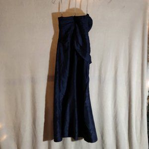 Blue Strapless Dress Size 6